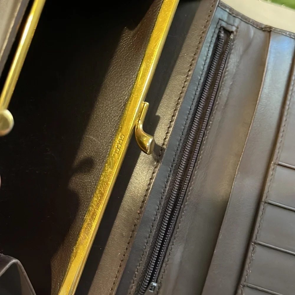 Authentic Vintage Gucci Long Wallet